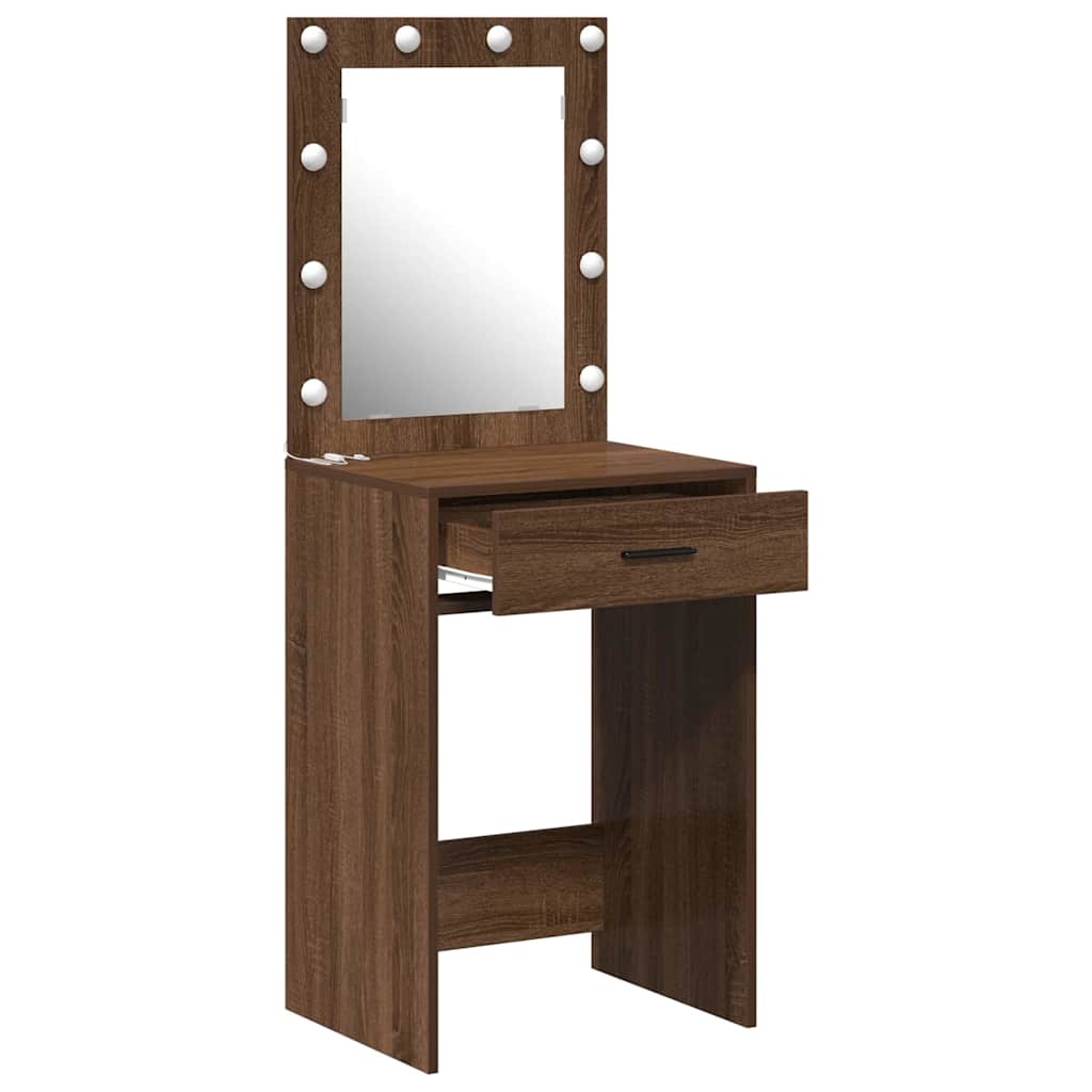 Plafondtafel met lade Bruin Eiken 50 x 41 x 135 cm Bewerkt hout is nu te koop bij PeponiXL, paradijselijk wonen!