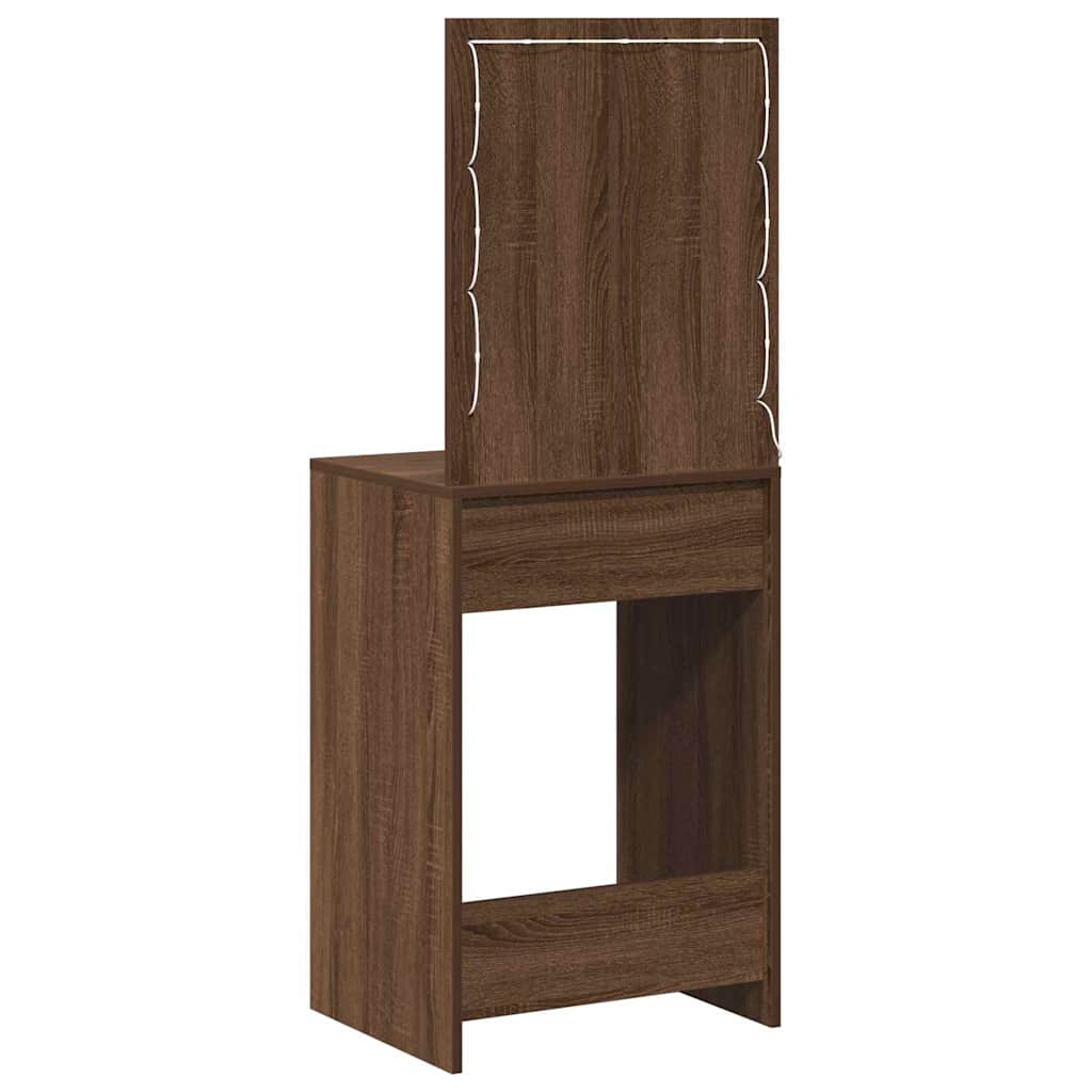 Plafondtafel met lade Bruin Eiken 50 x 41 x 135 cm Bewerkt hout is nu te koop bij PeponiXL, paradijselijk wonen!