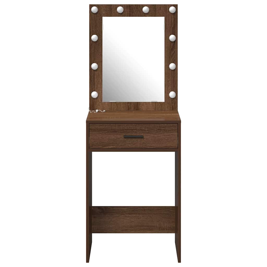 Plafondtafel met lade Bruin Eiken 50 x 41 x 135 cm Bewerkt hout is nu te koop bij PeponiXL, paradijselijk wonen!