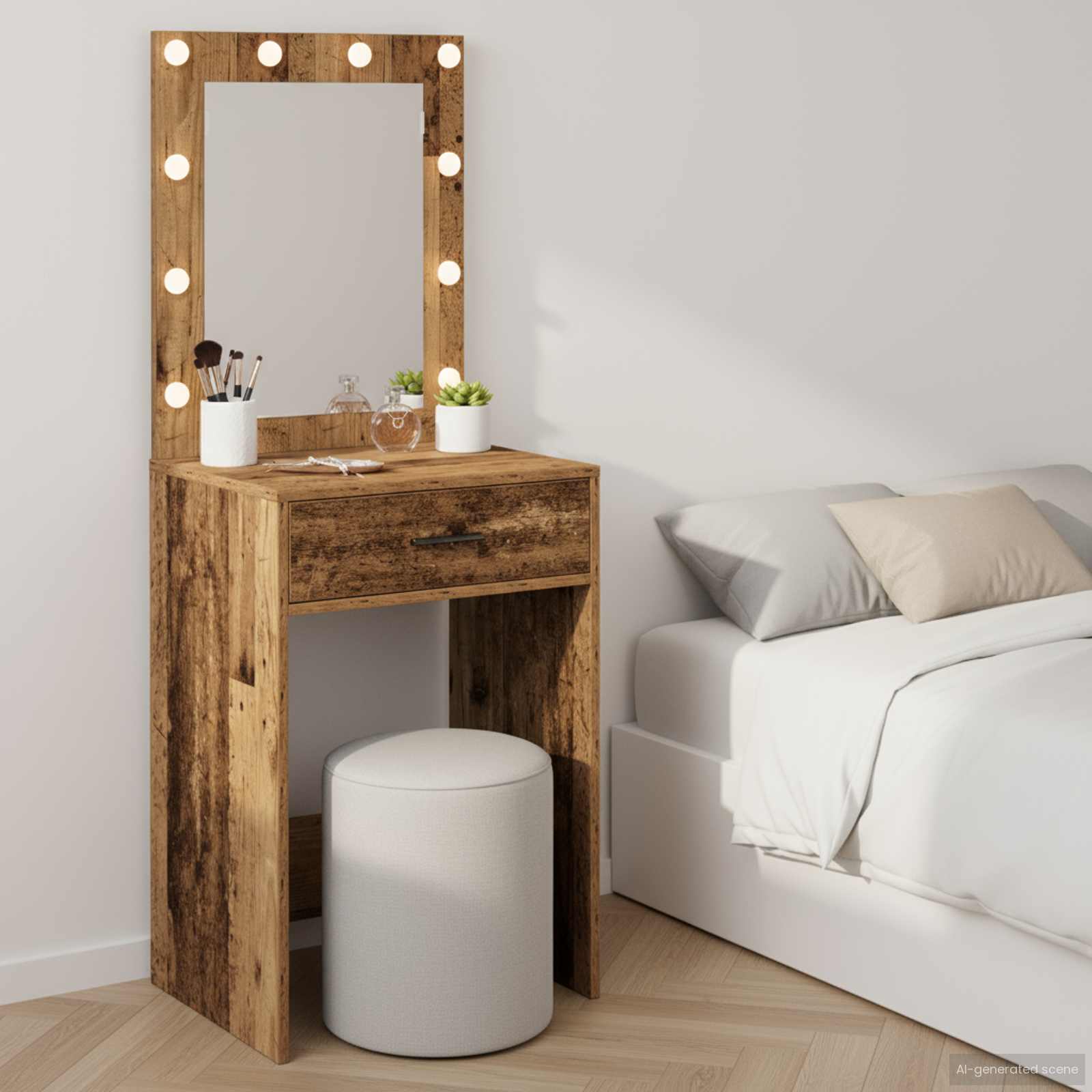 Plafondtafel met lade Oudhout 50 x 41 x 135 cm Bewerkt hout is nu te koop bij PeponiXL, paradijselijk wonen!