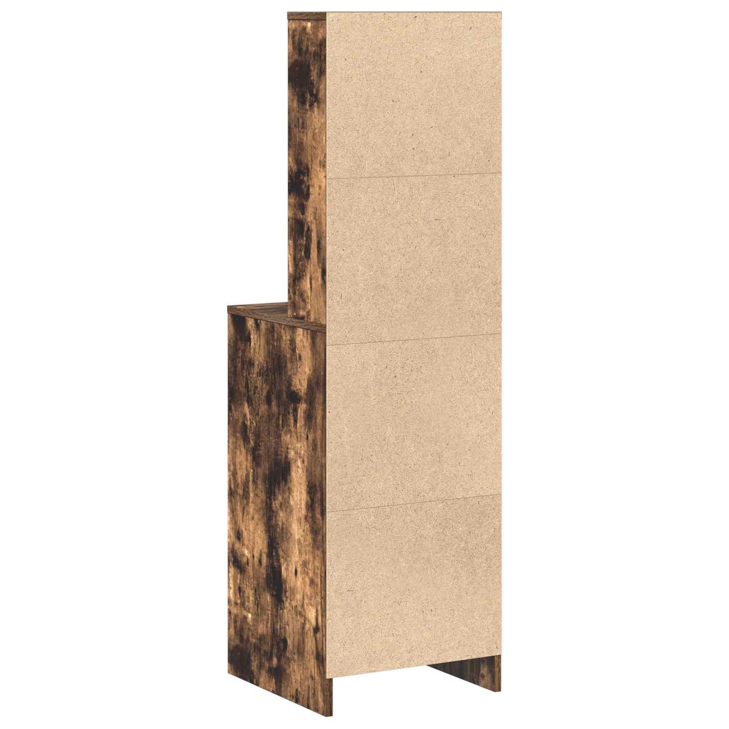 Highboard met lade Gerookt eiken 40 x 41 x 135 cm Bewerkt hout is nu te koop bij PeponiXL, paradijselijk wonen!