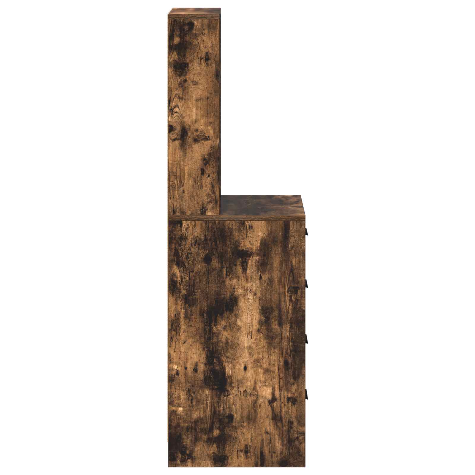 Highboard met lade Gerookt eiken 40 x 41 x 135 cm Bewerkt hout is nu te koop bij PeponiXL, paradijselijk wonen!