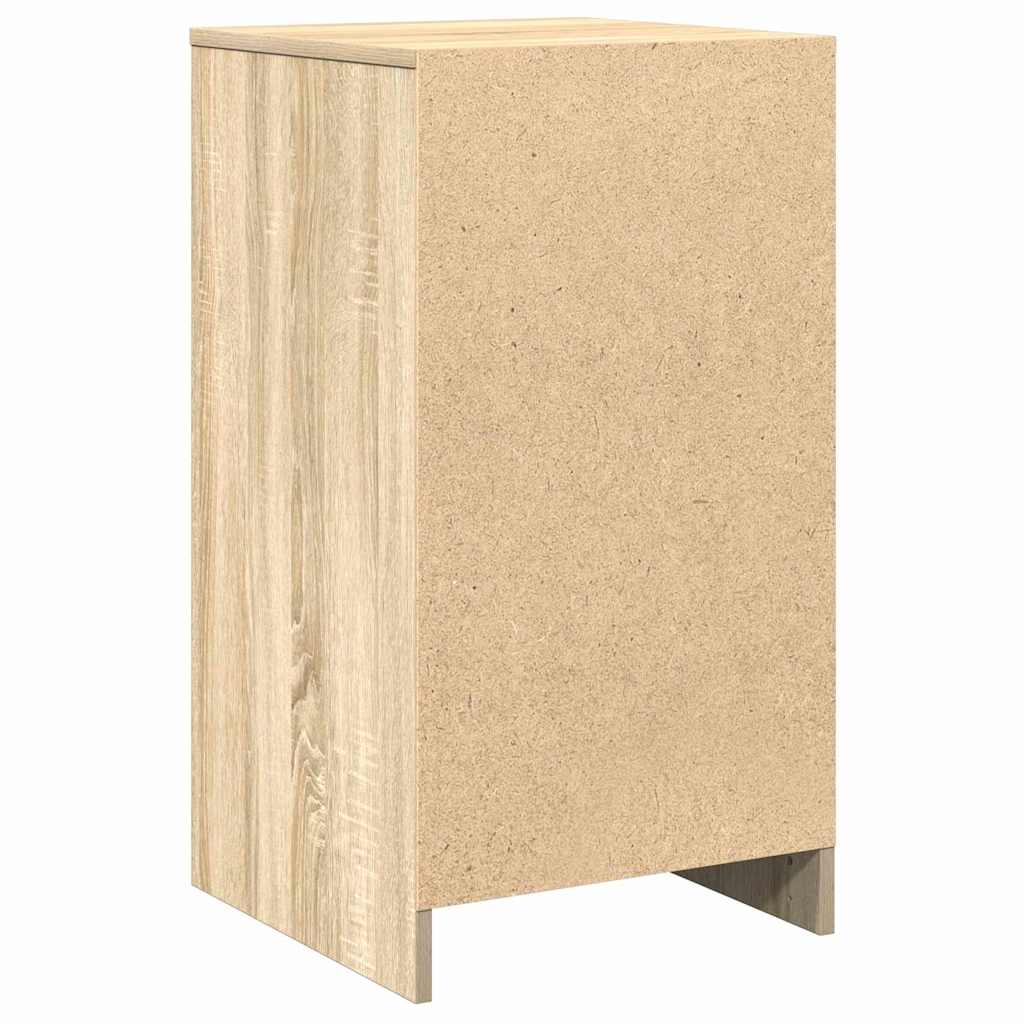 Dressoir met lade Sonoma eiken 40 x 41 x 75 cm Bewerkt hout is nu te koop bij PeponiXL, paradijselijk wonen!