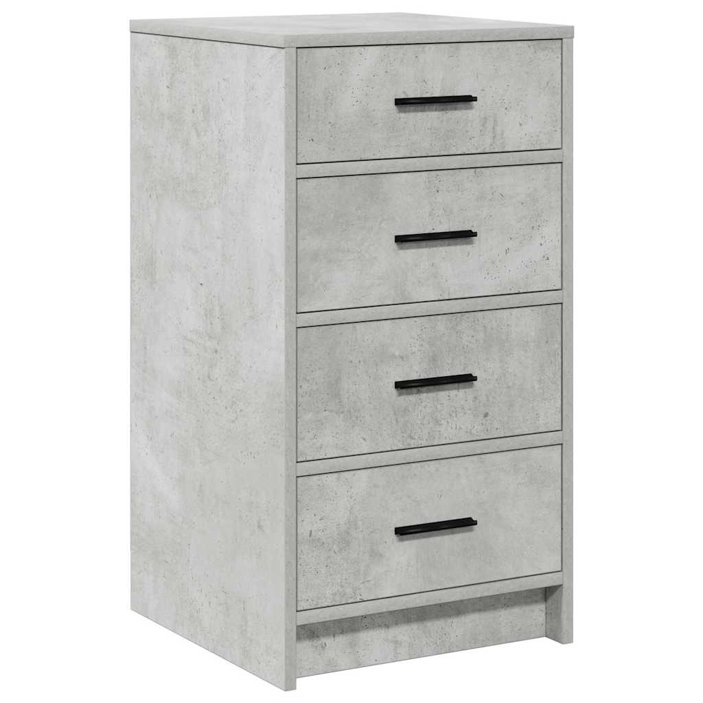 Dressoir met lade Betongrijs 40 x 41 x 75 cm Bewerkt hout is nu te koop bij PeponiXL, paradijselijk wonen!