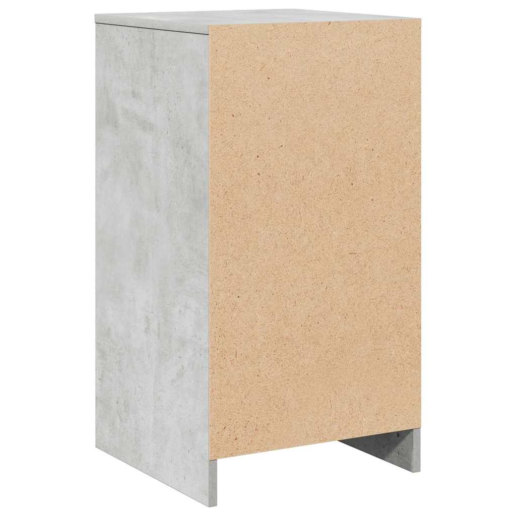 Dressoir met lade Betongrijs 40 x 41 x 75 cm Bewerkt hout is nu te koop bij PeponiXL, paradijselijk wonen!