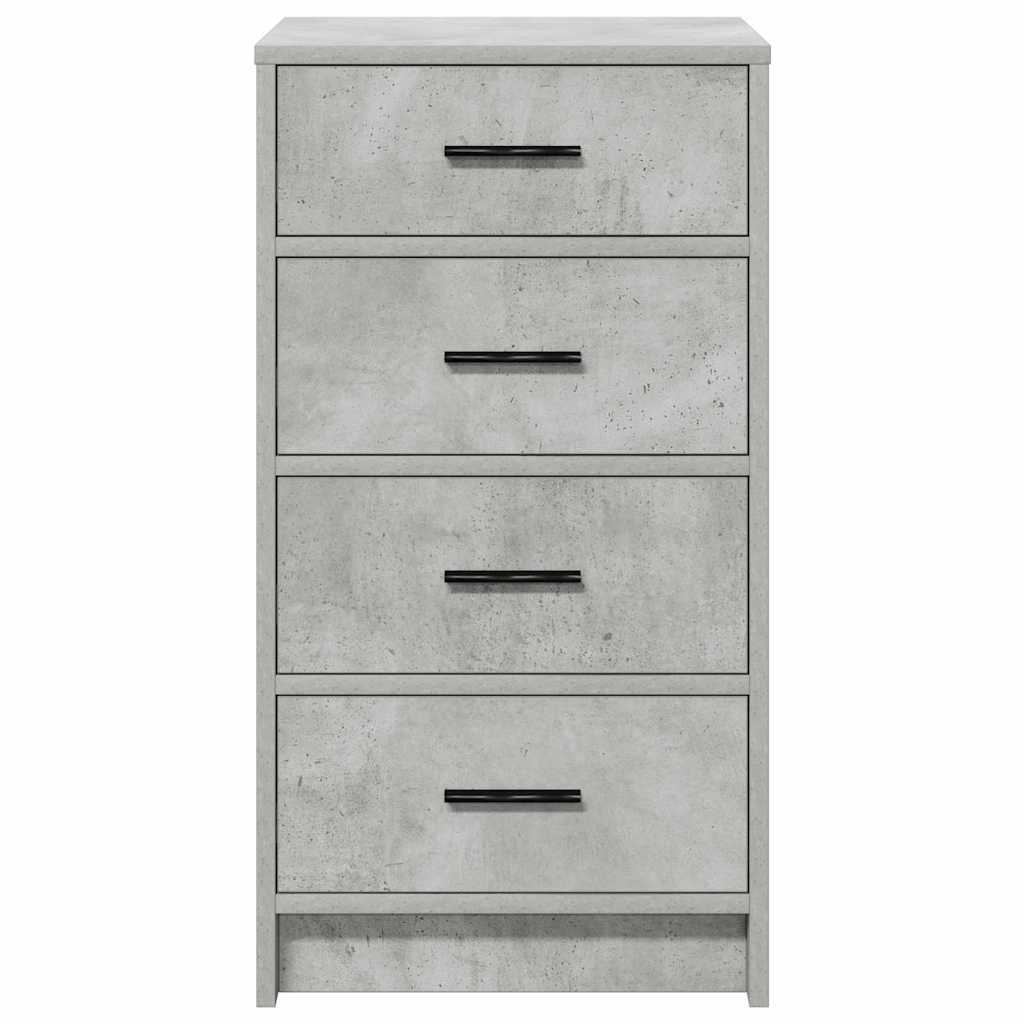 Dressoir met lade Betongrijs 40 x 41 x 75 cm Bewerkt hout is nu te koop bij PeponiXL, paradijselijk wonen!
