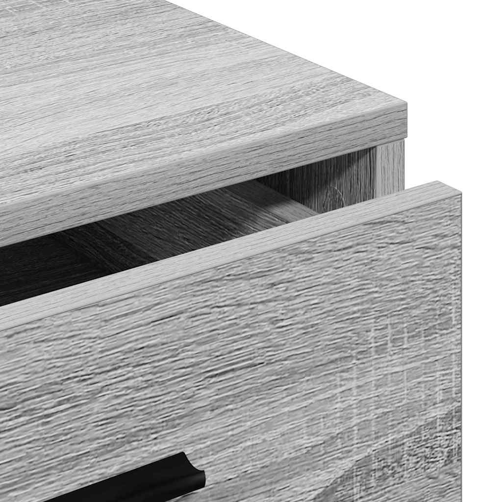Dressoir met lade Grijs sonoma 40 x 41 x 75 cm Bewerkt hout is nu te koop bij PeponiXL, paradijselijk wonen!