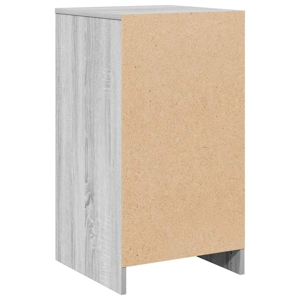 Dressoir met lade Grijs sonoma 40 x 41 x 75 cm Bewerkt hout is nu te koop bij PeponiXL, paradijselijk wonen!