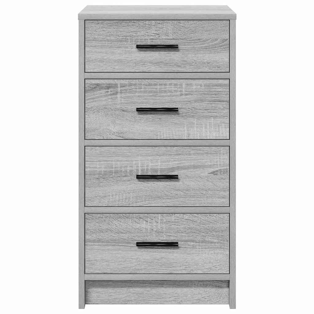 Dressoir met lade Grijs sonoma 40 x 41 x 75 cm Bewerkt hout is nu te koop bij PeponiXL, paradijselijk wonen!