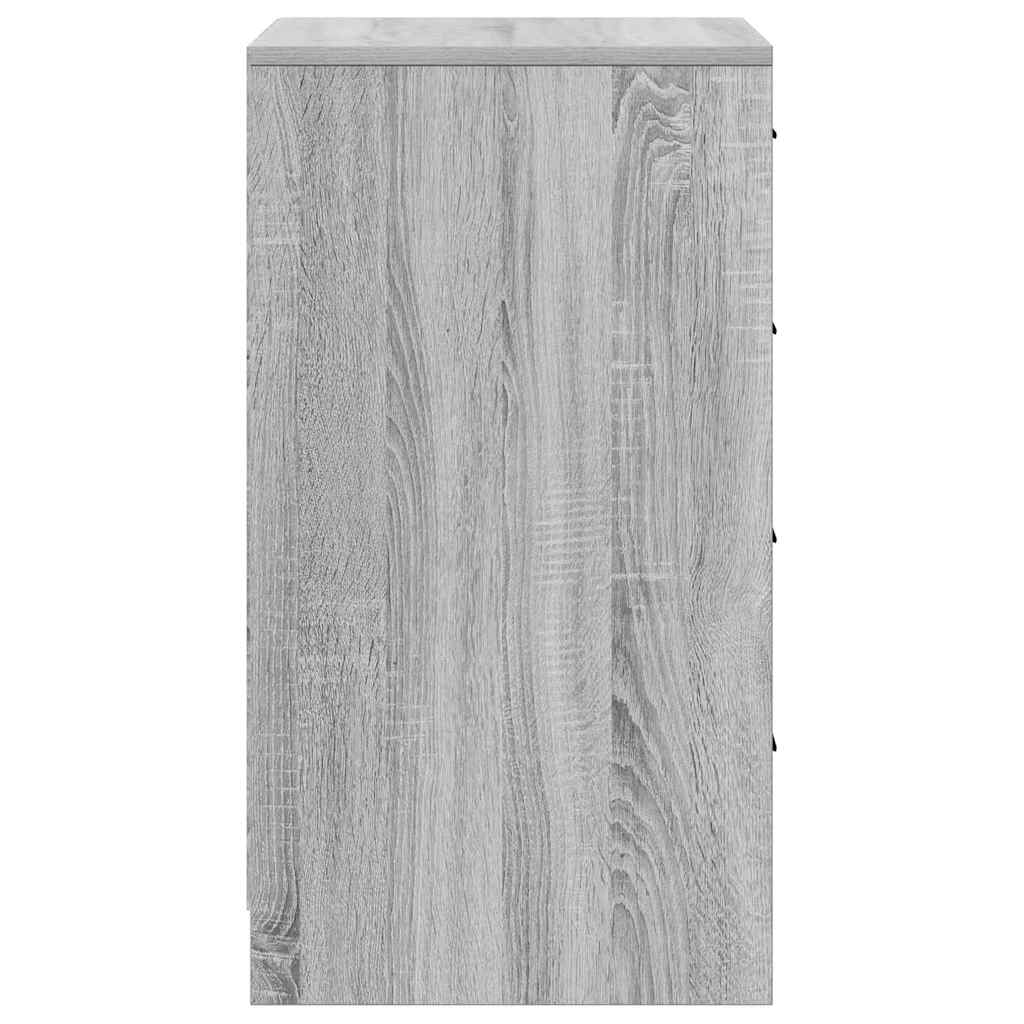 Dressoir met lade Grijs sonoma 40 x 41 x 75 cm Bewerkt hout is nu te koop bij PeponiXL, paradijselijk wonen!