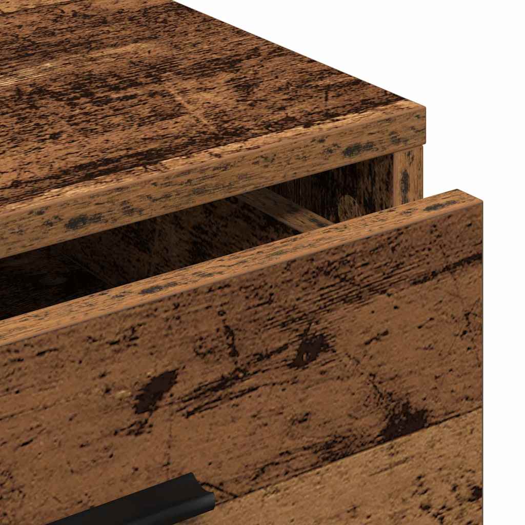 Dressoir met lade Oud hout 40 x 41 x 75 cm Bewerkt hout is nu te koop bij PeponiXL, paradijselijk wonen!