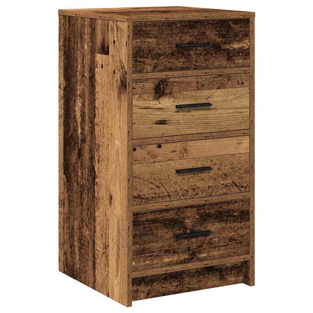 Dressoir met lade Oud hout 40 x 41 x 75 cm Bewerkt hout is nu te koop bij PeponiXL, paradijselijk wonen!