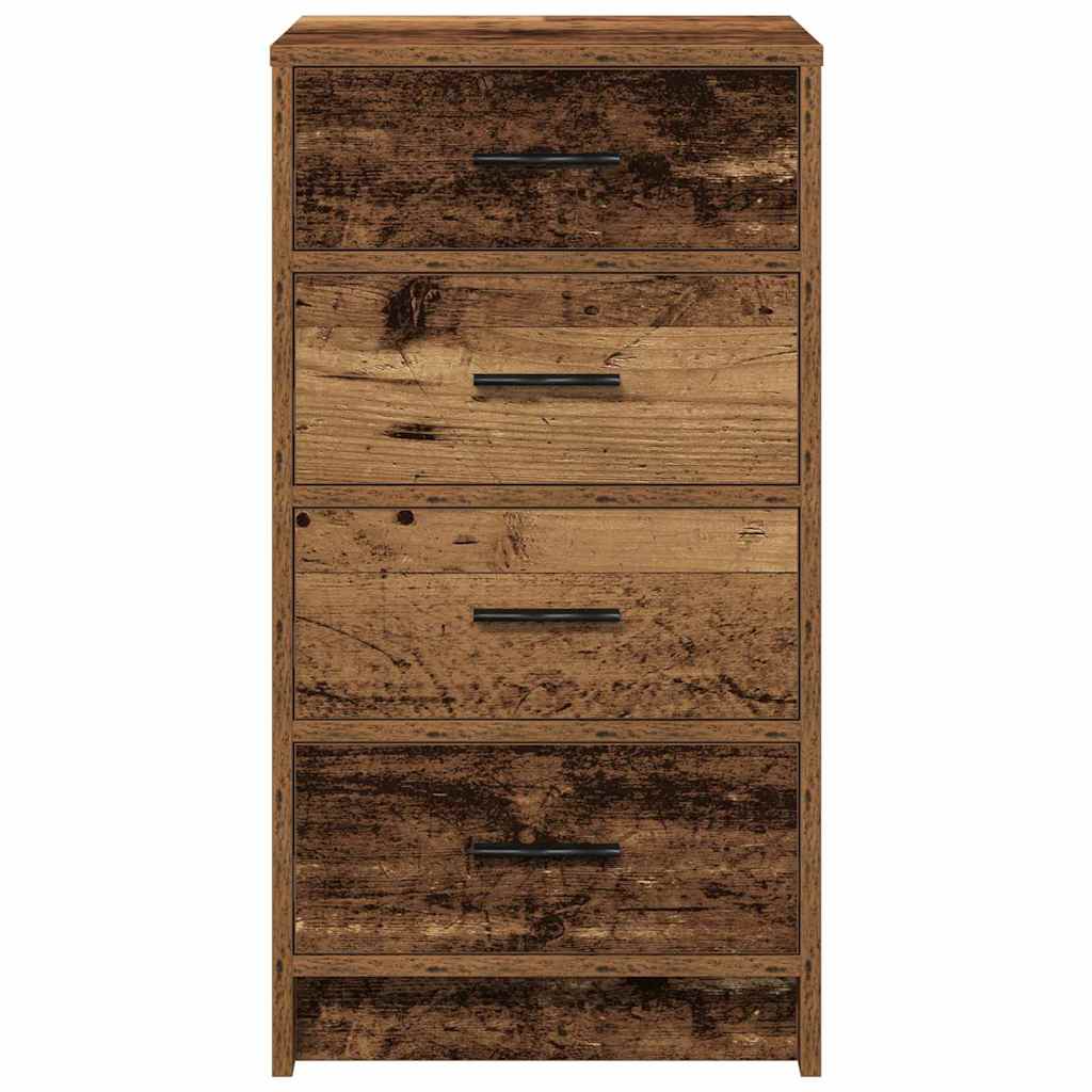 Dressoir met lade Oud hout 40 x 41 x 75 cm Bewerkt hout is nu te koop bij PeponiXL, paradijselijk wonen!