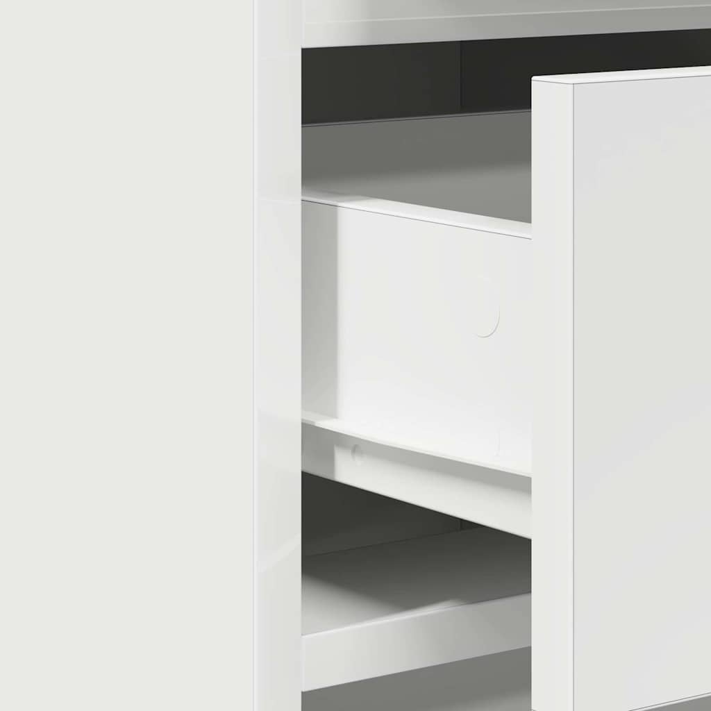 Dressoir met lade Wit 40 x 40,5 x 75 cm Bewerkt hout is nu te koop bij PeponiXL, paradijselijk wonen!