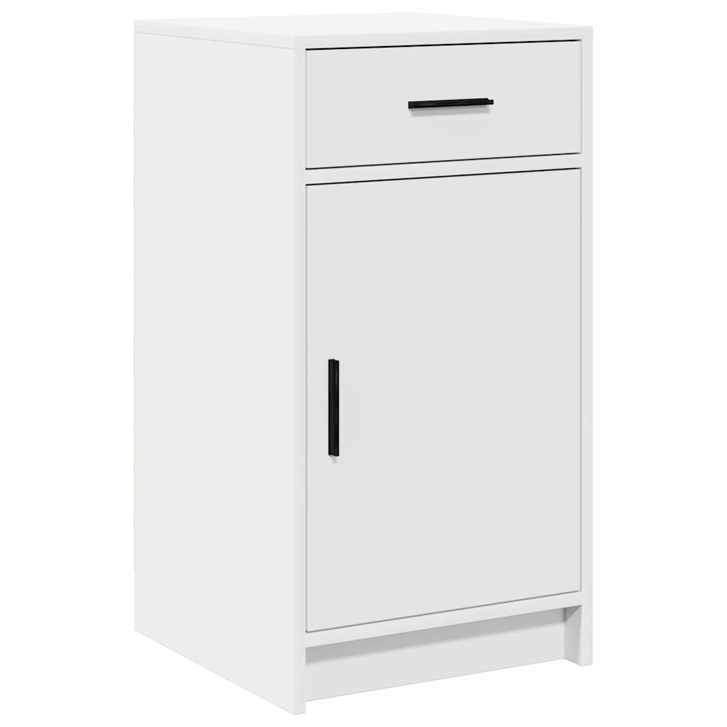 Dressoir met lade Wit 40 x 40,5 x 75 cm Bewerkt hout is nu te koop bij PeponiXL, paradijselijk wonen!