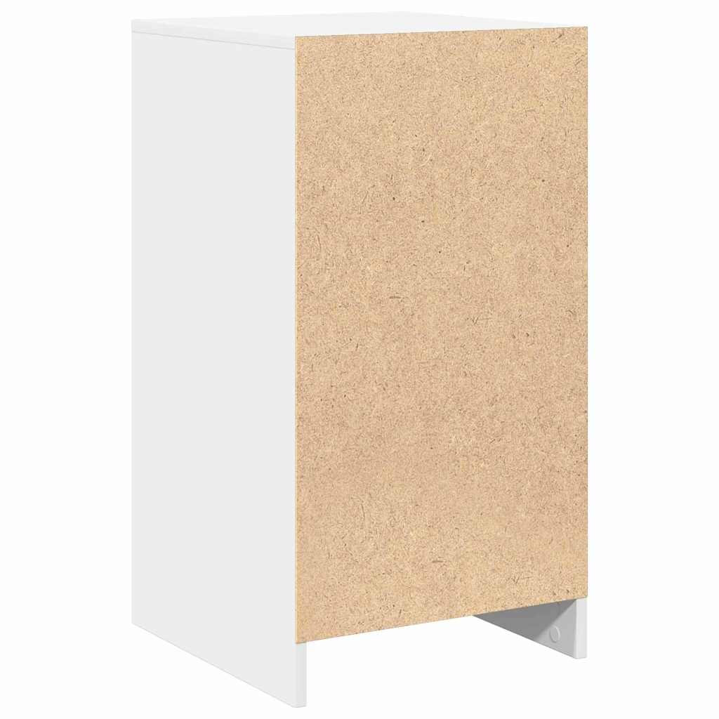 Dressoir met lade Wit 40 x 40,5 x 75 cm Bewerkt hout is nu te koop bij PeponiXL, paradijselijk wonen!