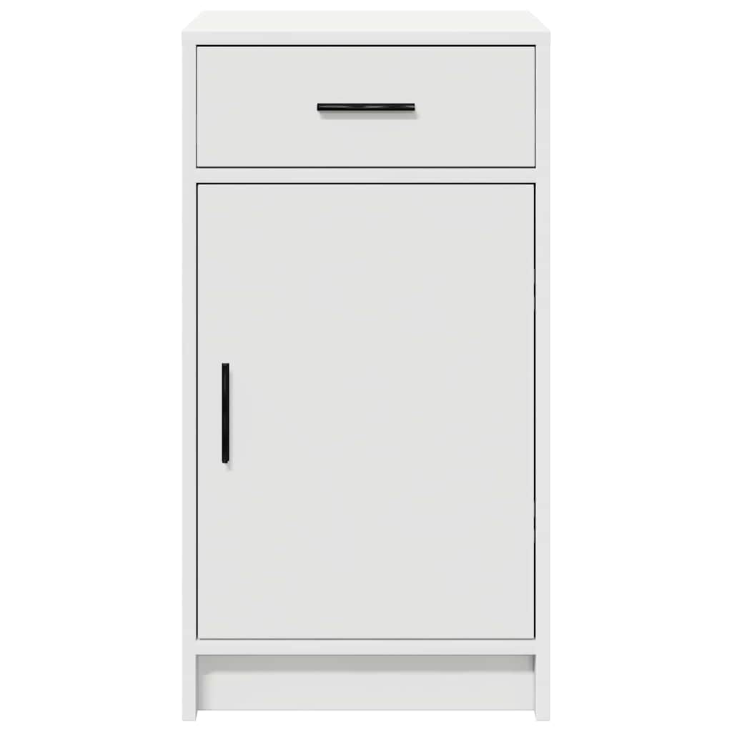 Dressoir met lade Wit 40 x 40,5 x 75 cm Bewerkt hout is nu te koop bij PeponiXL, paradijselijk wonen!