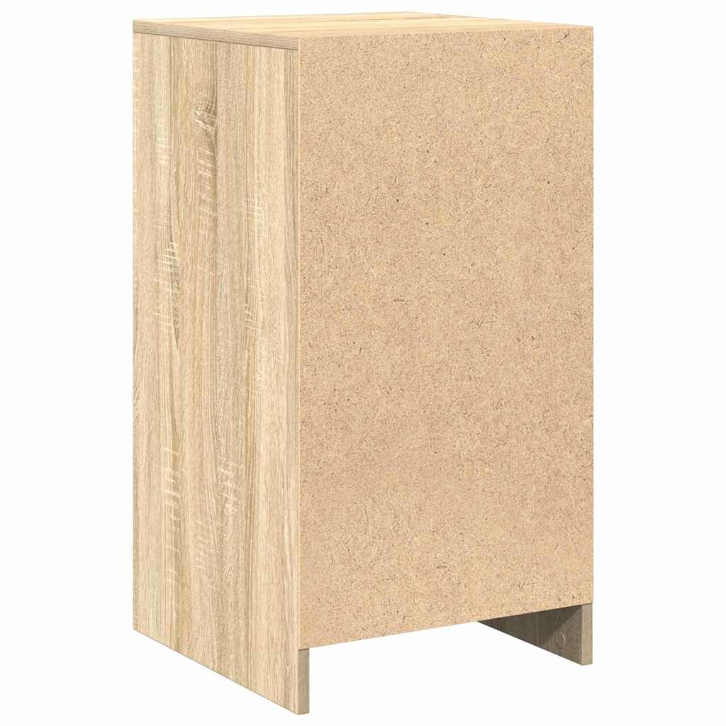 Dressoir met lade Sonoma Eiken 40 x 40,5 x 75 cm Bewerkt hout is nu te koop bij PeponiXL, paradijselijk wonen!