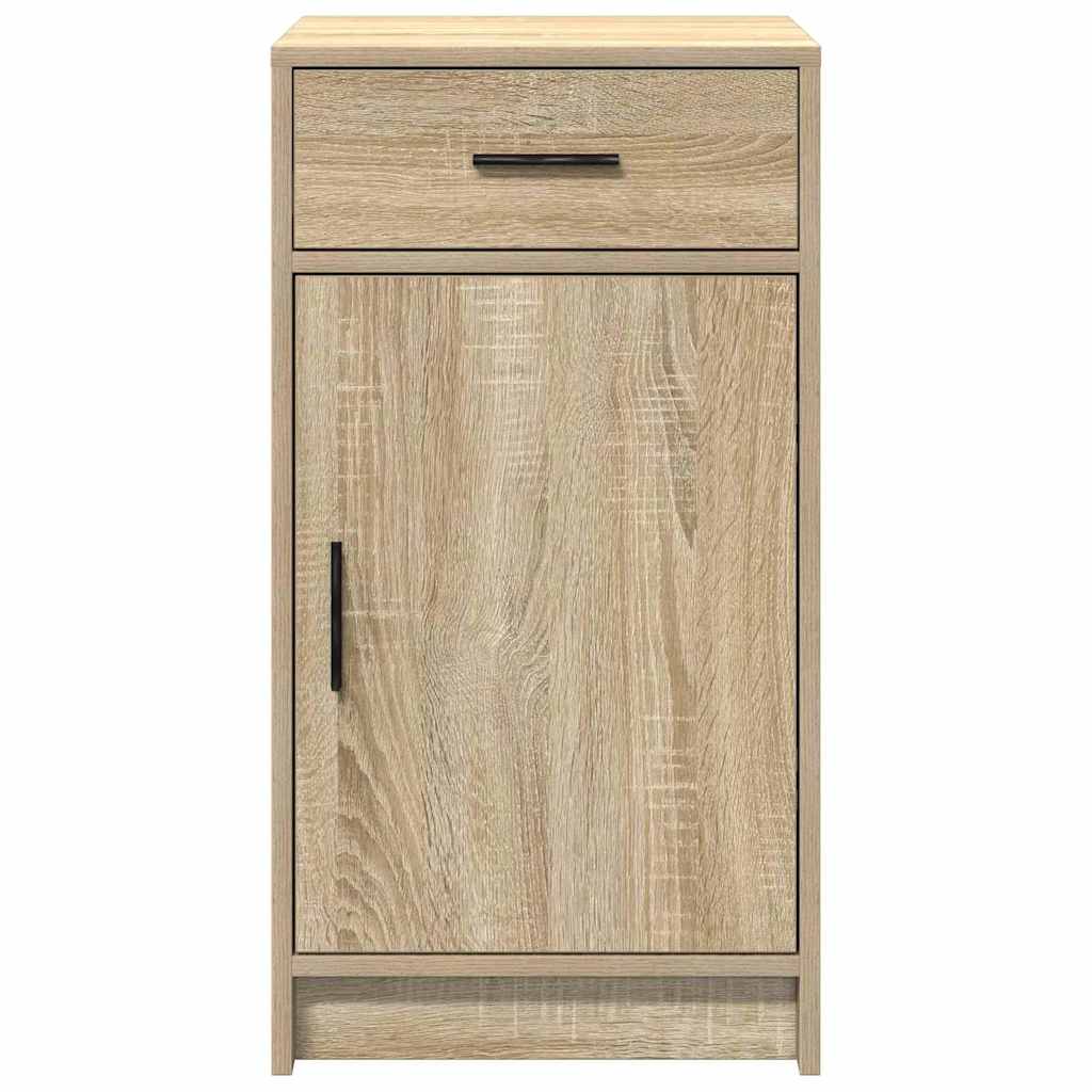 Dressoir met lade Sonoma Eiken 40 x 40,5 x 75 cm Bewerkt hout is nu te koop bij PeponiXL, paradijselijk wonen!