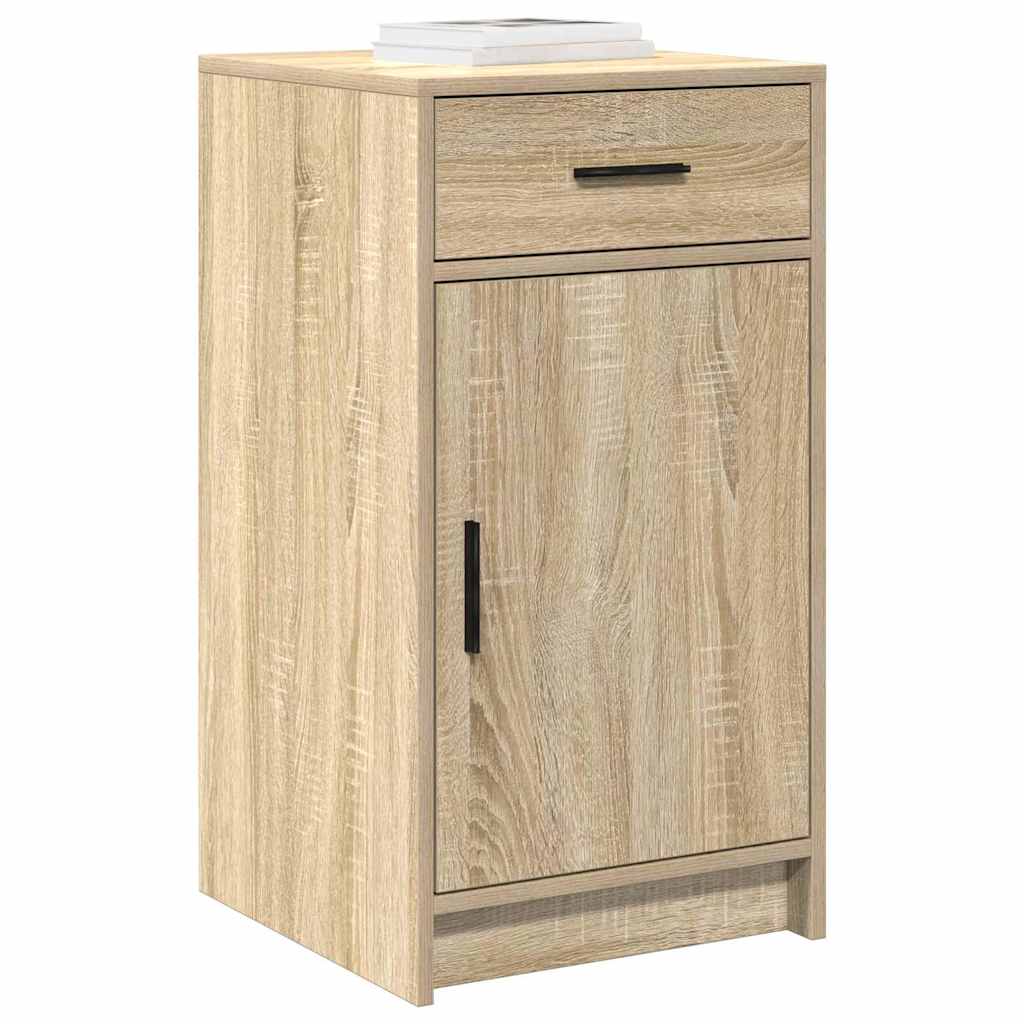 Dressoir met lade Sonoma Eiken 40 x 40,5 x 75 cm Bewerkt hout is nu te koop bij PeponiXL, paradijselijk wonen!