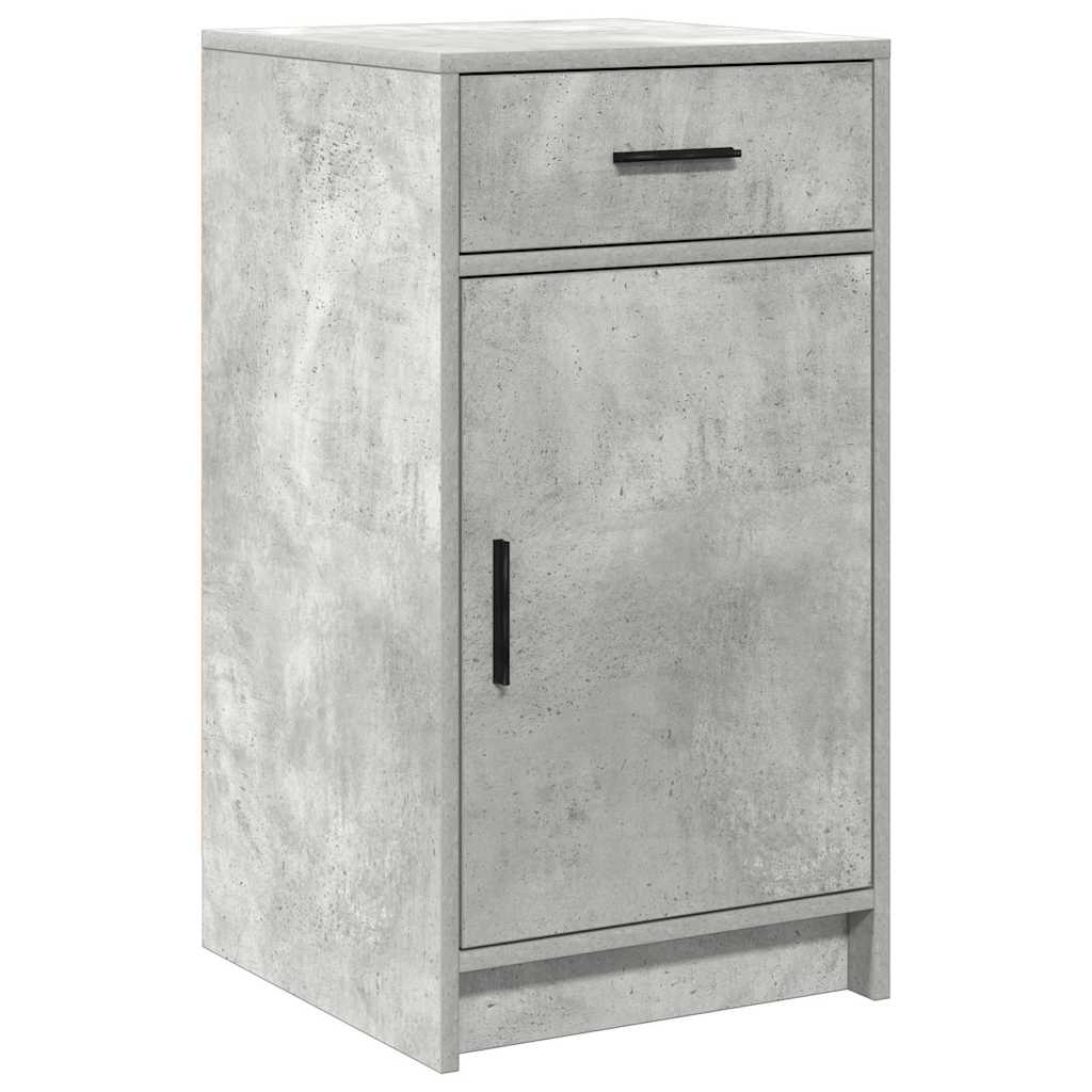 Dressoir met lade Beton Grijs 40 x 40,5 x 75 cm Bewerkt hout is nu te koop bij PeponiXL, paradijselijk wonen!