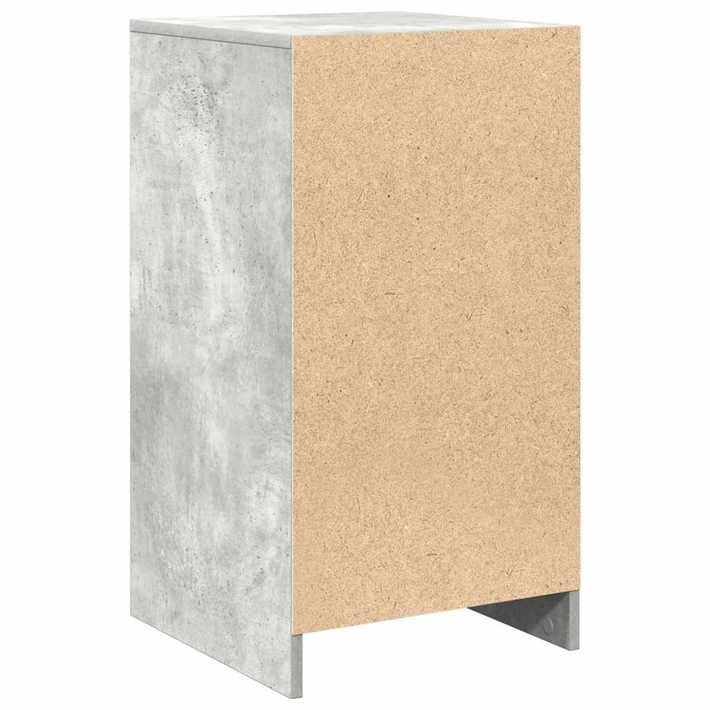 Dressoir met lade Beton Grijs 40 x 40,5 x 75 cm Bewerkt hout is nu te koop bij PeponiXL, paradijselijk wonen!