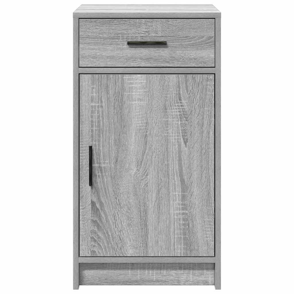 Dressoir met lade Grijs Sonoma 40 x 40,5 x 75 cm Bewerkt hout is nu te koop bij PeponiXL, paradijselijk wonen!