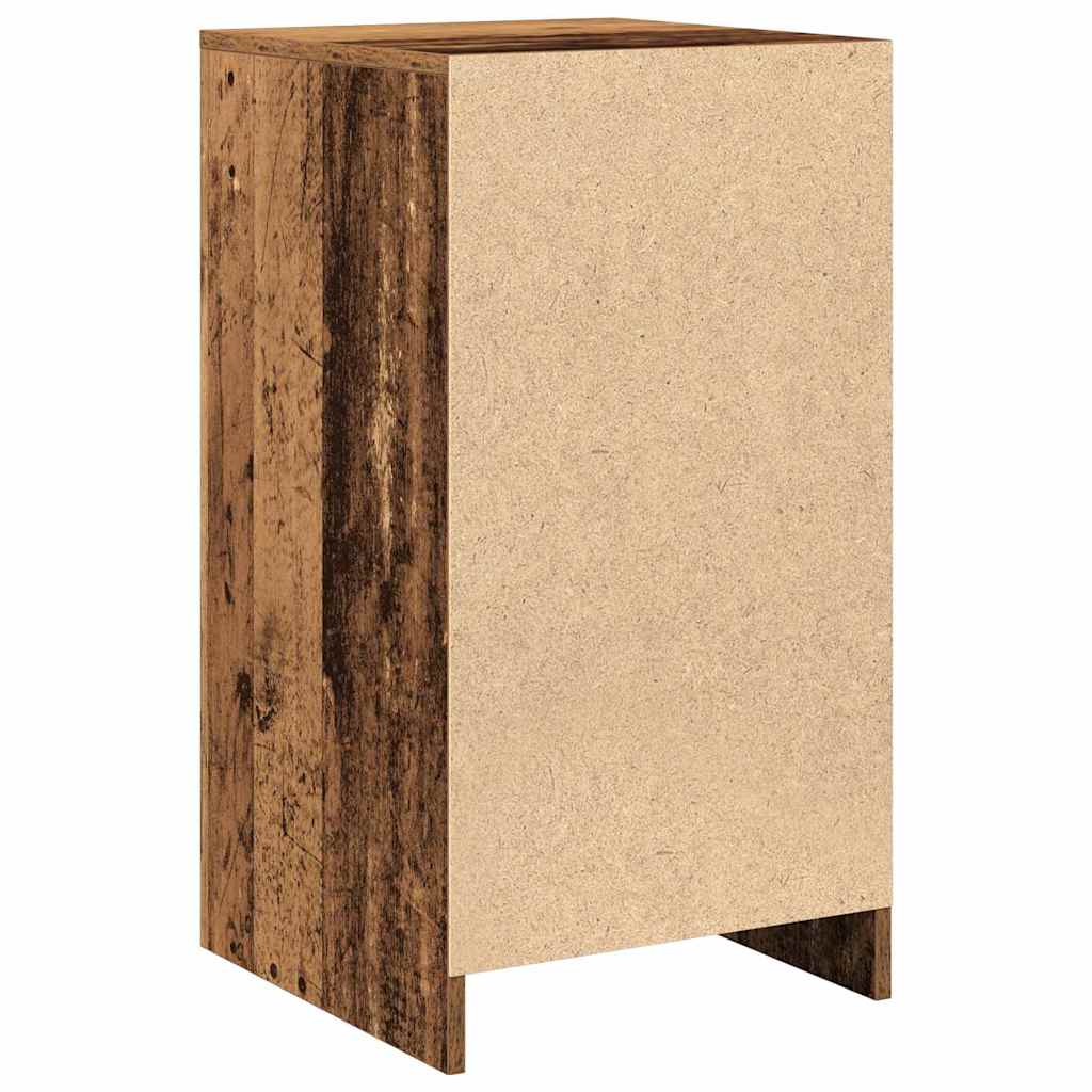 Dressoir met lade Oudhout 40 x 40,5 x 75 cm Bewerkt hout is nu te koop bij PeponiXL, paradijselijk wonen!