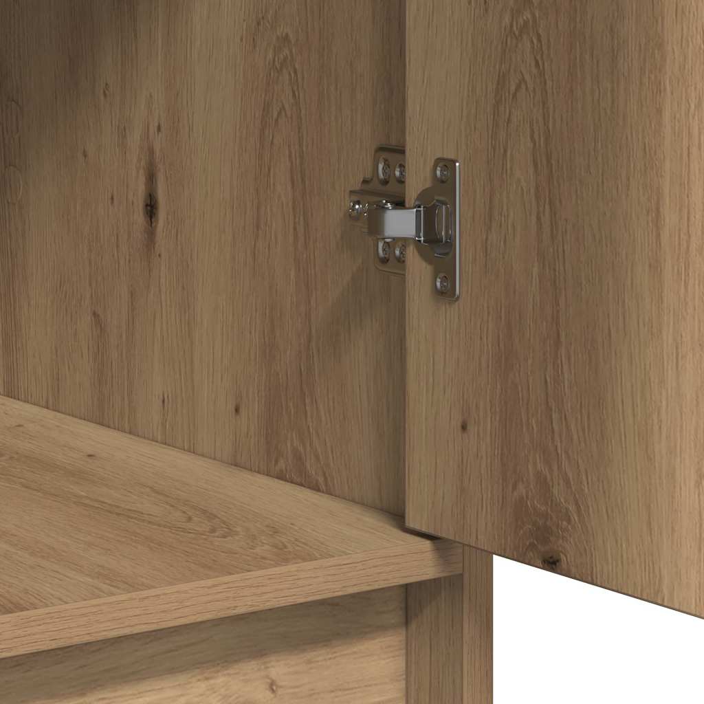 Dressoir met lade Artisan Eiken 40 x 40,5 x 75 cm Bewerkt hout is nu te koop bij PeponiXL, paradijselijk wonen!