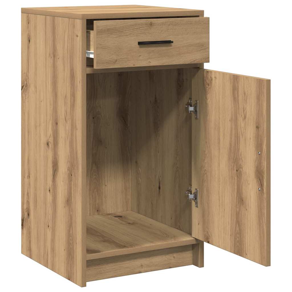 Dressoir met lade Artisan Eiken 40 x 40,5 x 75 cm Bewerkt hout is nu te koop bij PeponiXL, paradijselijk wonen!