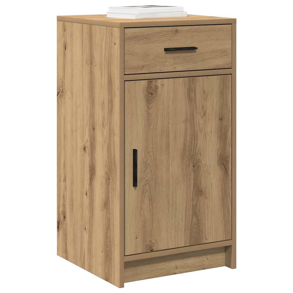 Dressoir met lade Artisan Eiken 40 x 40,5 x 75 cm Bewerkt hout is nu te koop bij PeponiXL, paradijselijk wonen!
