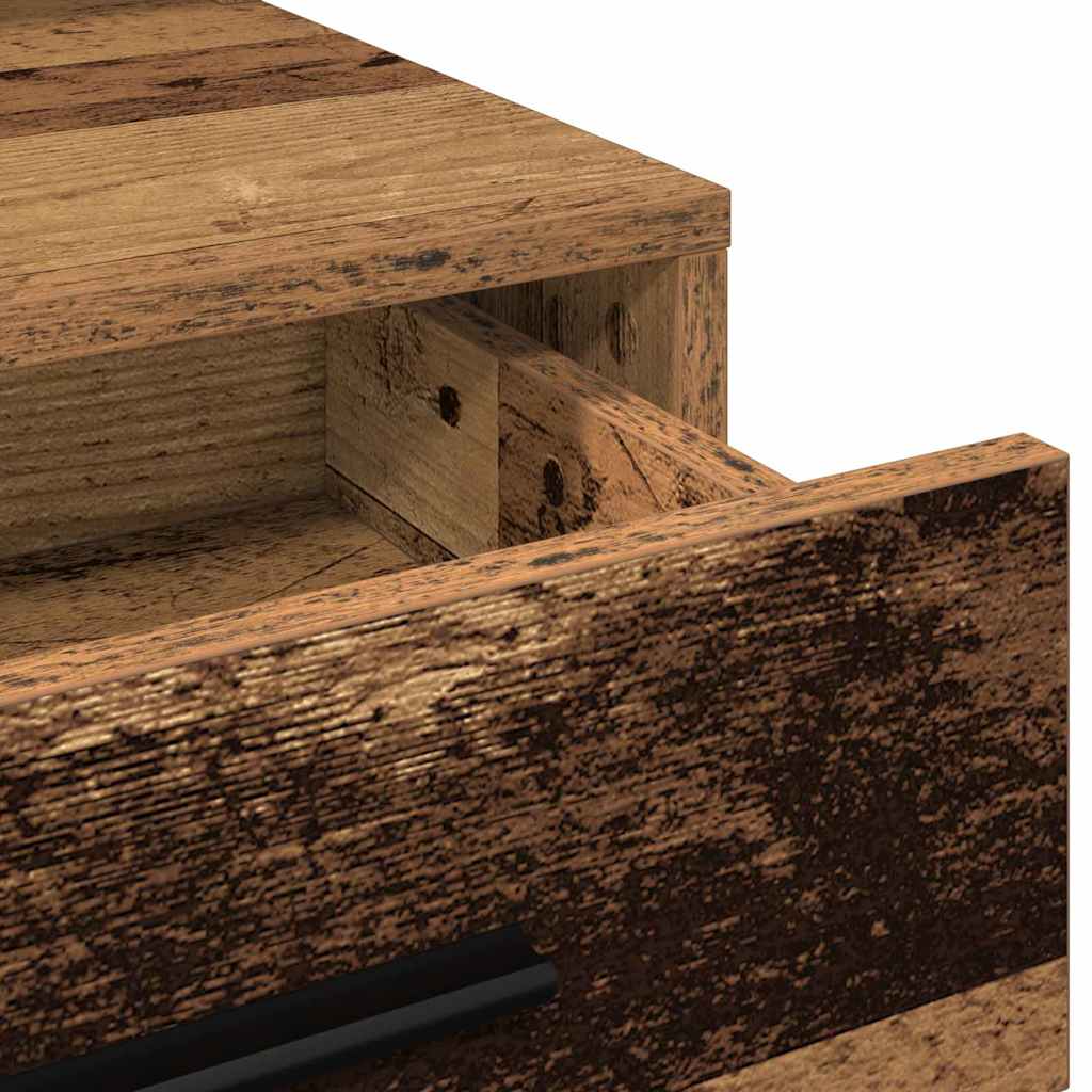 Plafondtafel met lade Oudhout 79 x 41 x 135 cm Bewerkt hout is nu te koop bij PeponiXL, paradijselijk wonen!