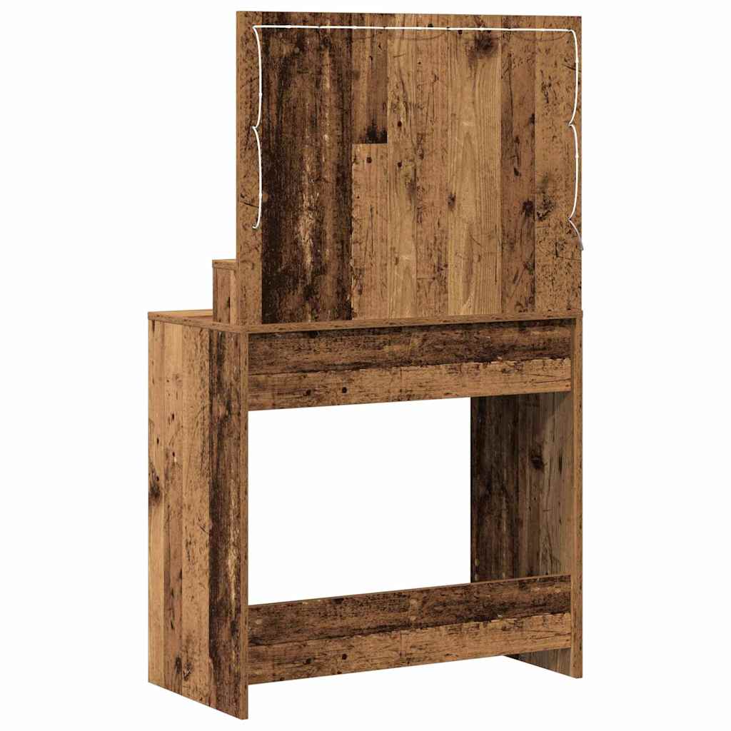 Plafondtafel met lade Oudhout 79 x 41 x 135 cm Bewerkt hout is nu te koop bij PeponiXL, paradijselijk wonen!