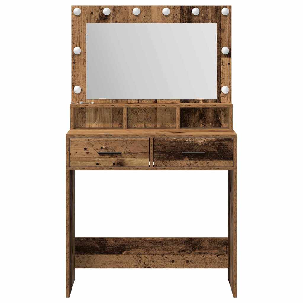 Plafondtafel met lade Oudhout 79 x 41 x 135 cm Bewerkt hout is nu te koop bij PeponiXL, paradijselijk wonen!