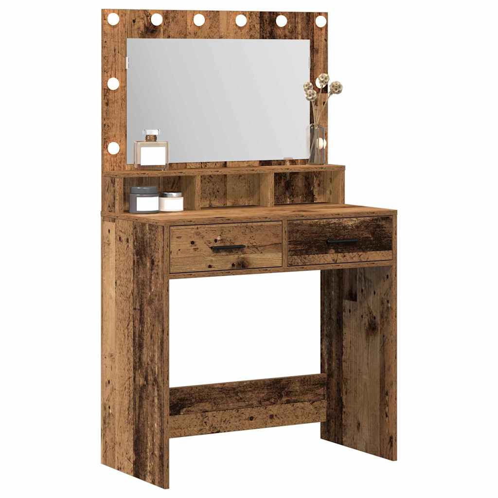 Plafondtafel met lade Oudhout 79 x 41 x 135 cm Bewerkt hout is nu te koop bij PeponiXL, paradijselijk wonen!