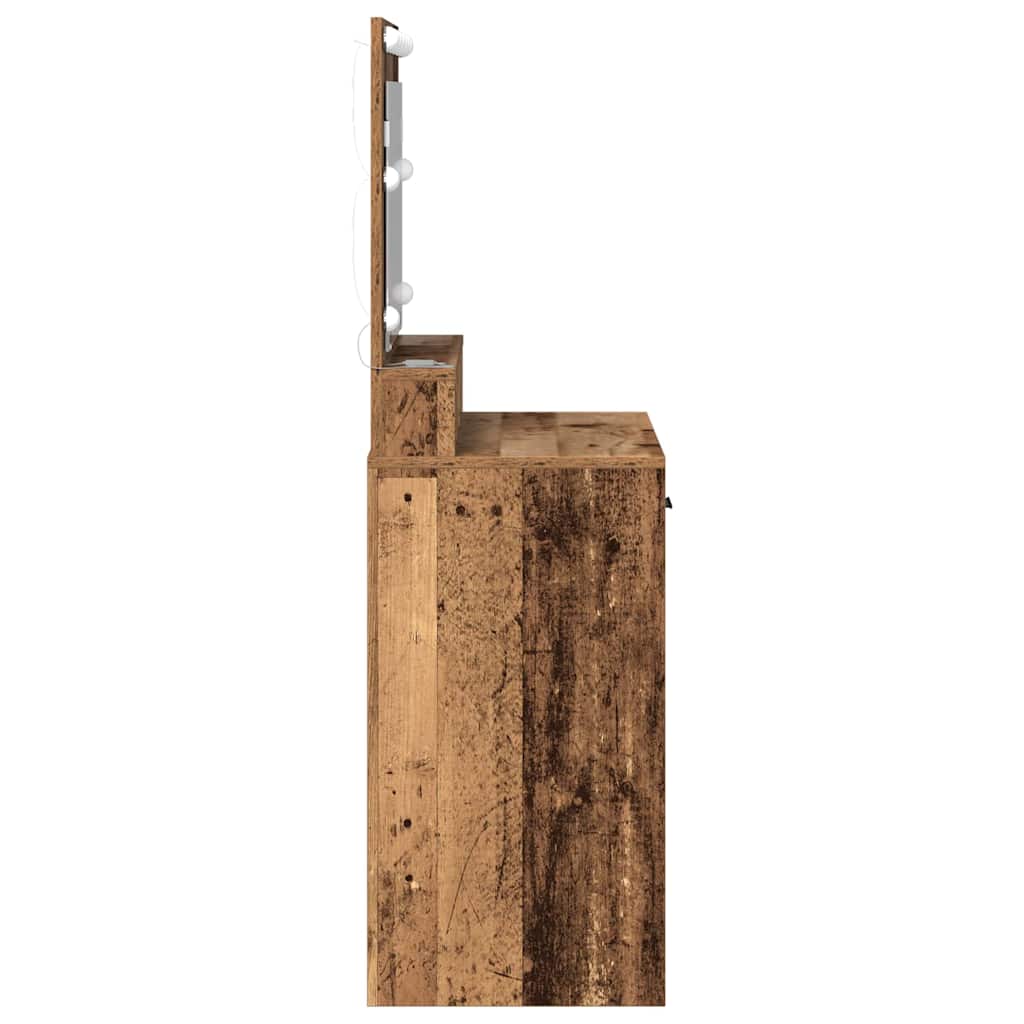 Plafondtafel met lade Oudhout 79 x 41 x 135 cm Bewerkt hout is nu te koop bij PeponiXL, paradijselijk wonen!