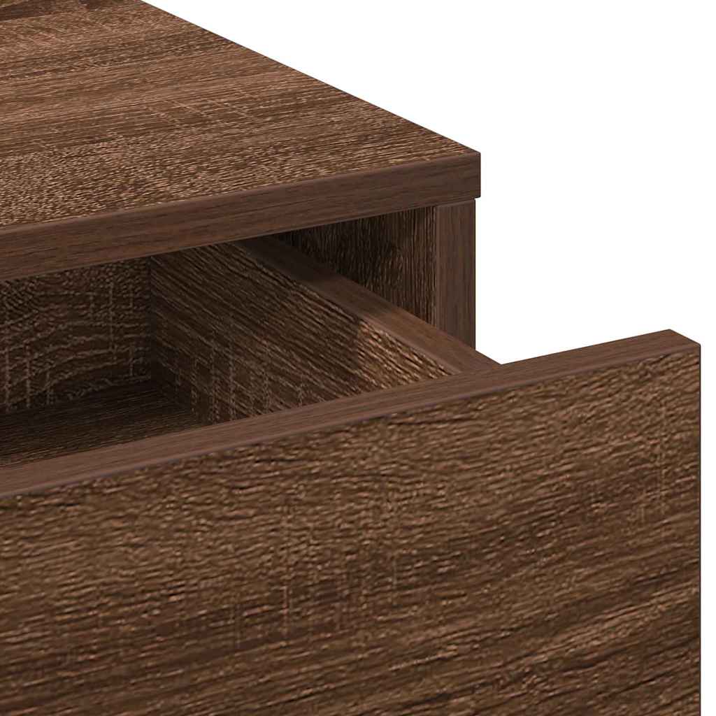 Plafondtafel met lade Bruin Eiken 50 x 41 x 135 cm Bewerkt hout is nu te koop bij PeponiXL, paradijselijk wonen!