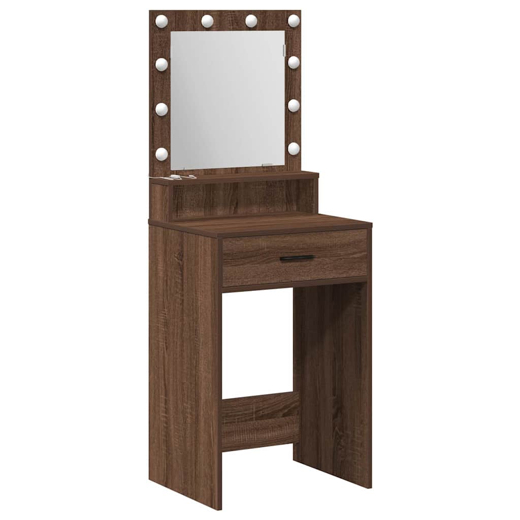 Plafondtafel met lade Bruin Eiken 50 x 41 x 135 cm Bewerkt hout is nu te koop bij PeponiXL, paradijselijk wonen!