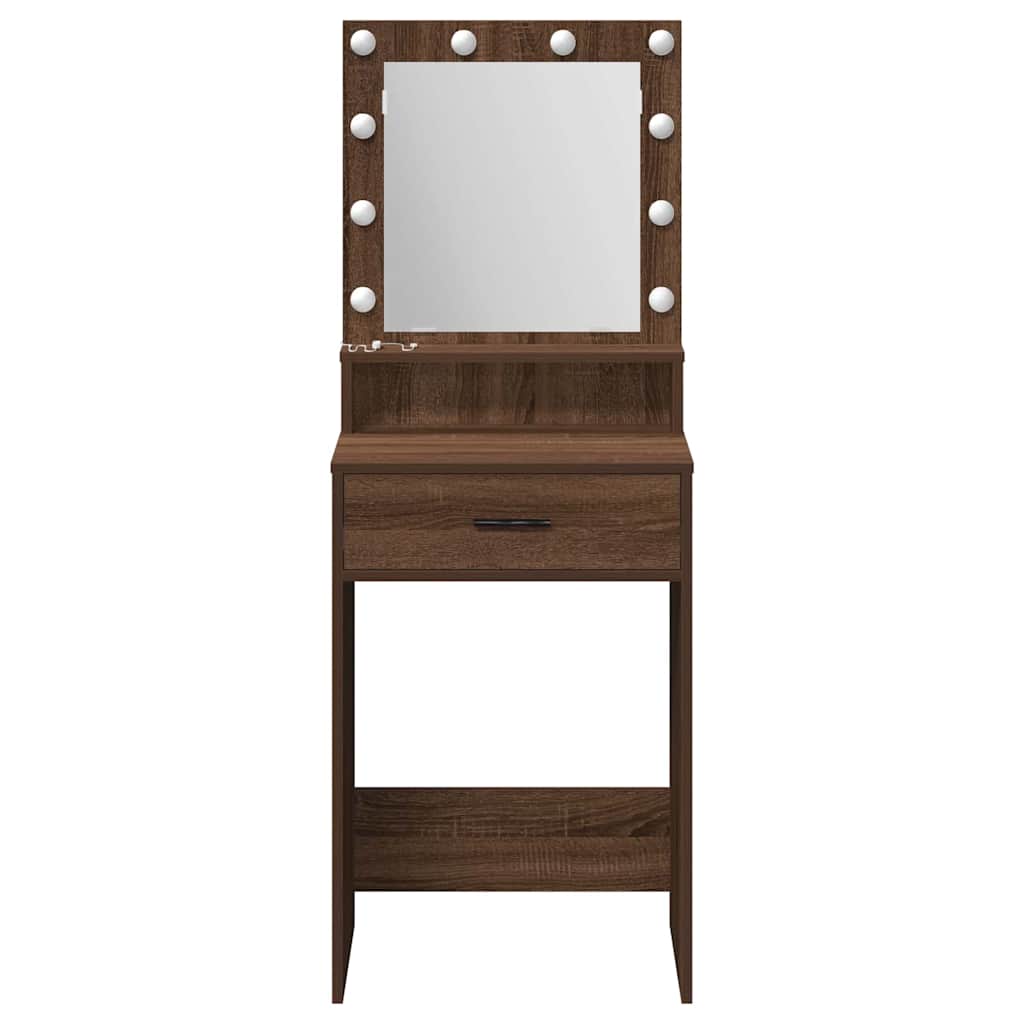 Plafondtafel met lade Bruin Eiken 50 x 41 x 135 cm Bewerkt hout is nu te koop bij PeponiXL, paradijselijk wonen!