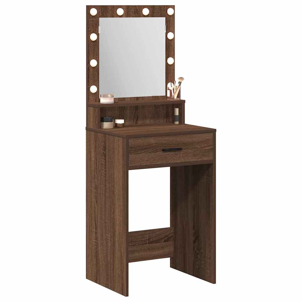 Plafondtafel met lade Bruin Eiken 50 x 41 x 135 cm Bewerkt hout is nu te koop bij PeponiXL, paradijselijk wonen!
