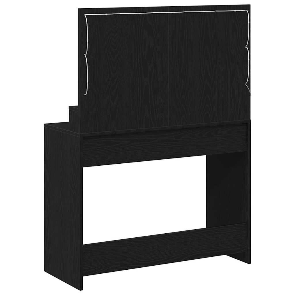 Plafondtafel Zwart Eiken 100 x 41 x 135 cm Bewerkt hout is nu te koop bij PeponiXL, paradijselijk wonen!