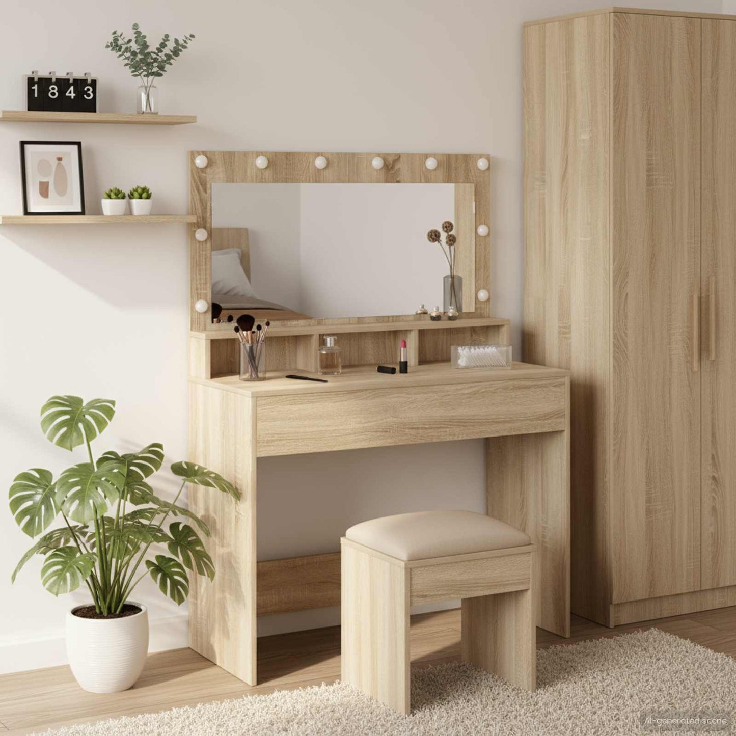 Plafondtafel Sonoma Eiken 100 x 41 x 135 cm Bewerkt hout is nu te koop bij PeponiXL, paradijselijk wonen!