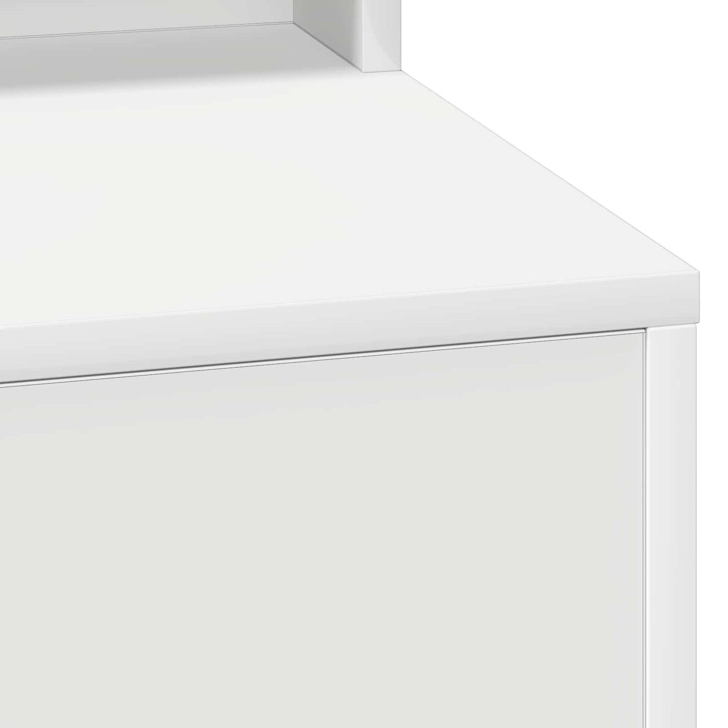 Plafondtafel met plank Wit 78,5 x 41 x 135 cm Bewerkt hout