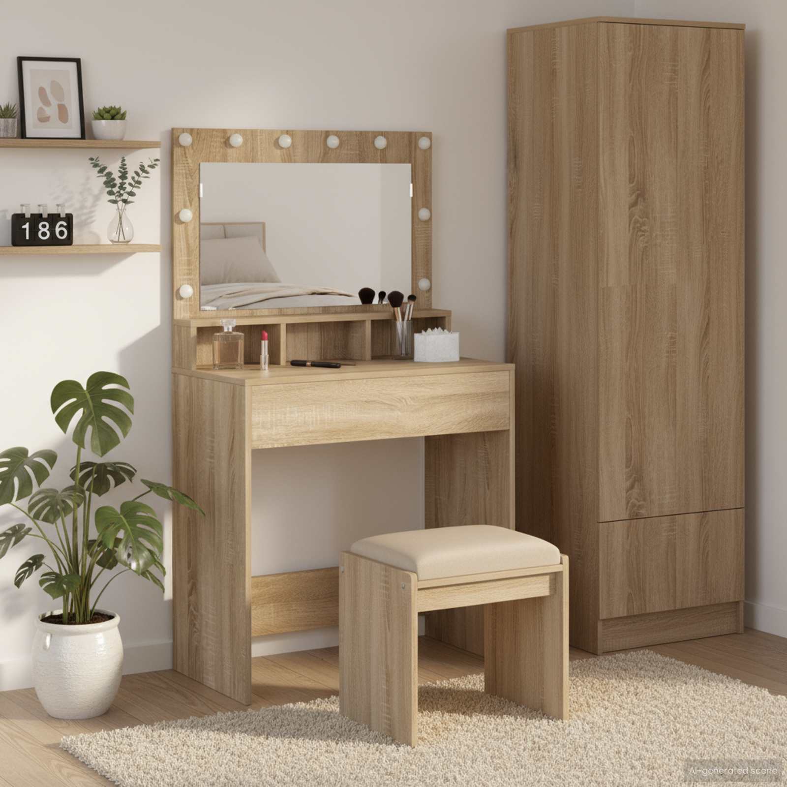 Plafondtafel Sonoma Eiken 75,5 x 41 x 135 cm Bewerkt hout is nu te koop bij PeponiXL, paradijselijk wonen!