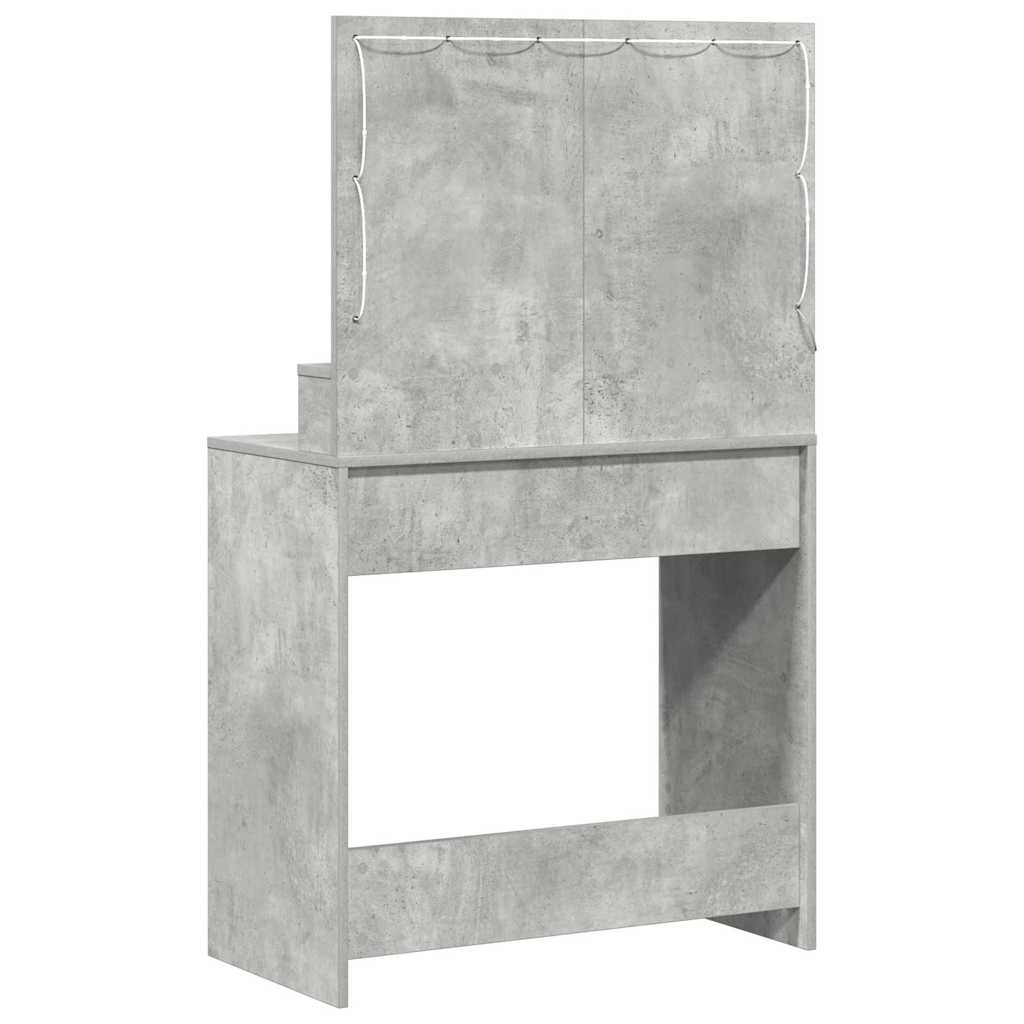 Plafondtafel Beton Grijs 78,5 x 41 x 135 cm Bewerkt hout is nu te koop bij PeponiXL, paradijselijk wonen!