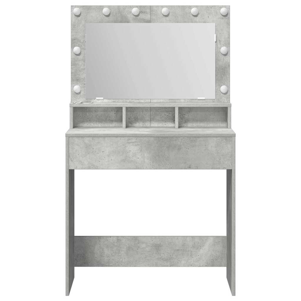 Plafondtafel Beton Grijs 78,5 x 41 x 135 cm Bewerkt hout is nu te koop bij PeponiXL, paradijselijk wonen!