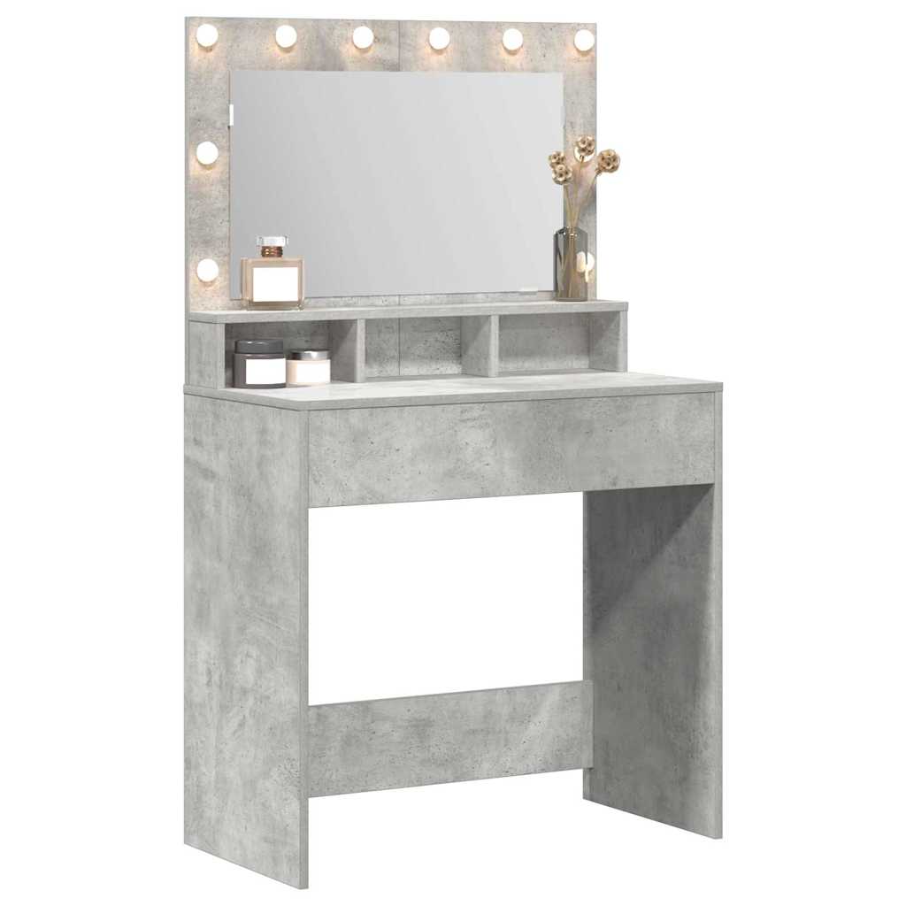 Plafondtafel Beton Grijs 78,5 x 41 x 135 cm Bewerkt hout is nu te koop bij PeponiXL, paradijselijk wonen!