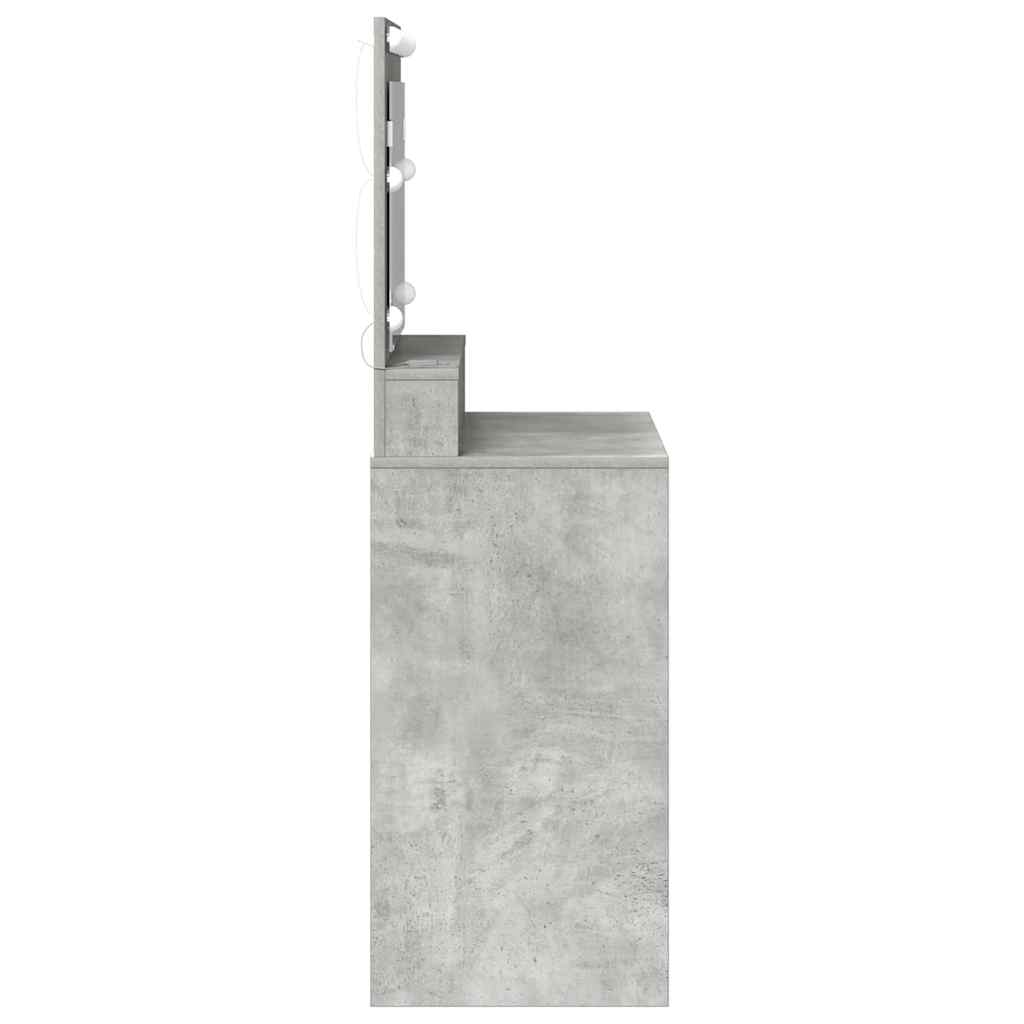 Plafondtafel Beton Grijs 78,5 x 41 x 135 cm Bewerkt hout is nu te koop bij PeponiXL, paradijselijk wonen!