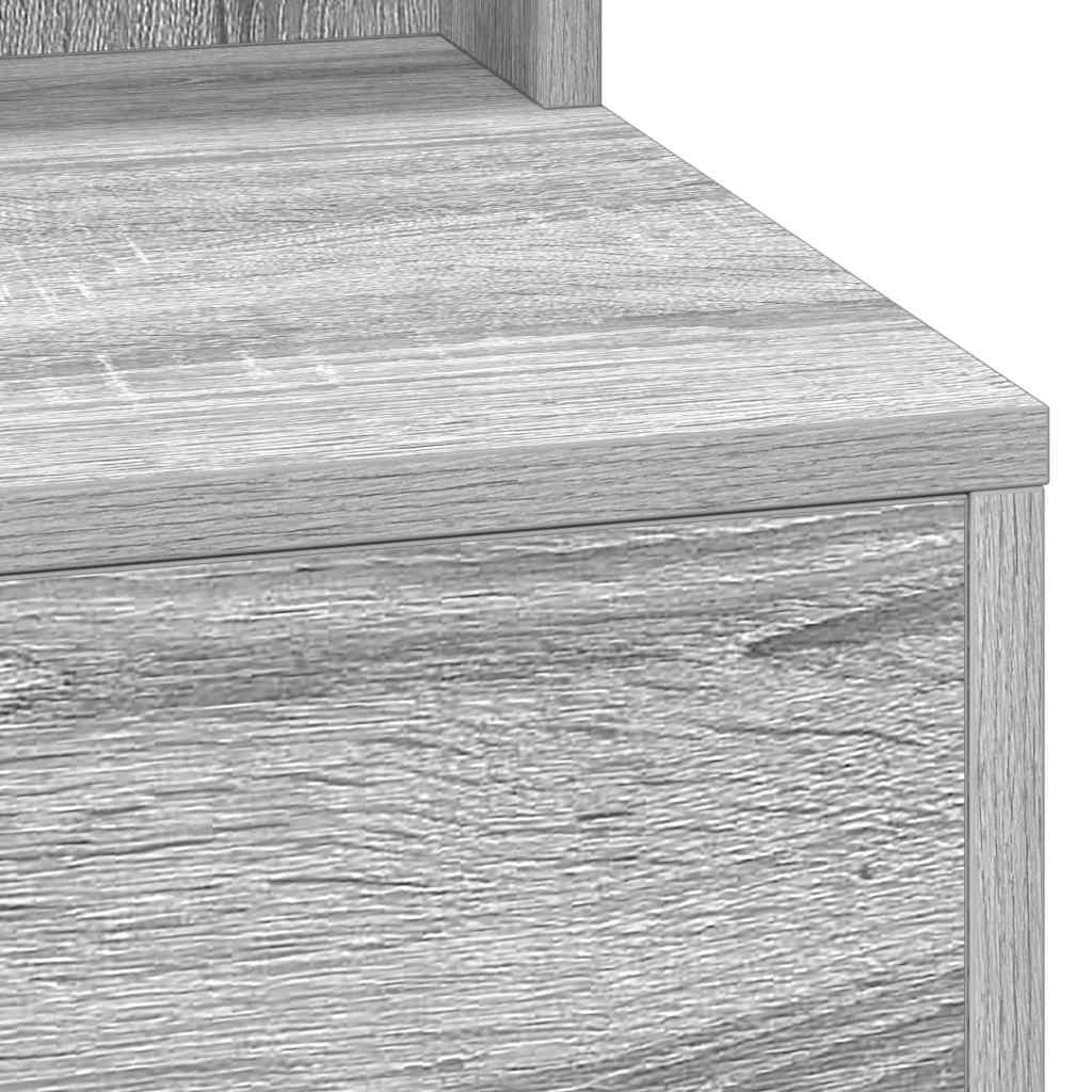 Plafondtafel Grijs Sonoma 78,5 x 41 x 135 cm Bewerkt hout is nu te koop bij PeponiXL, paradijselijk wonen!