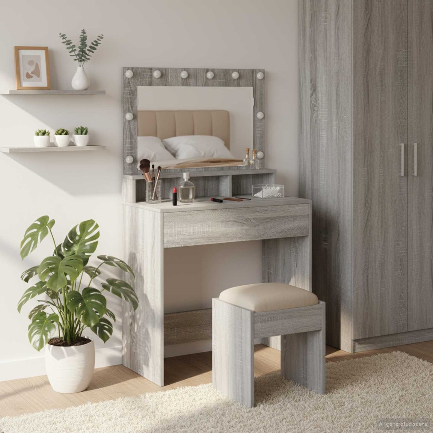 Plafondtafel Grijs Sonoma 78,5 x 41 x 135 cm Bewerkt hout is nu te koop bij PeponiXL, paradijselijk wonen!